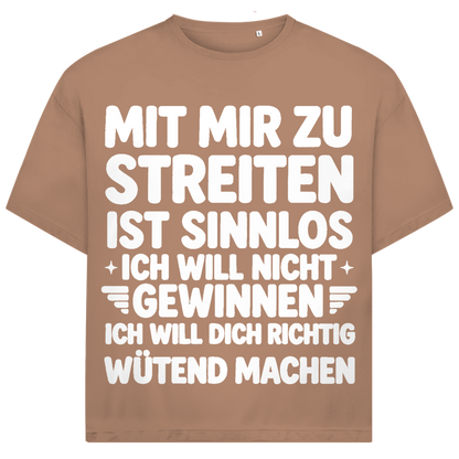 Mit mir zu streiten ist sinnlos - Jack and Jones Oversize T-Shirt