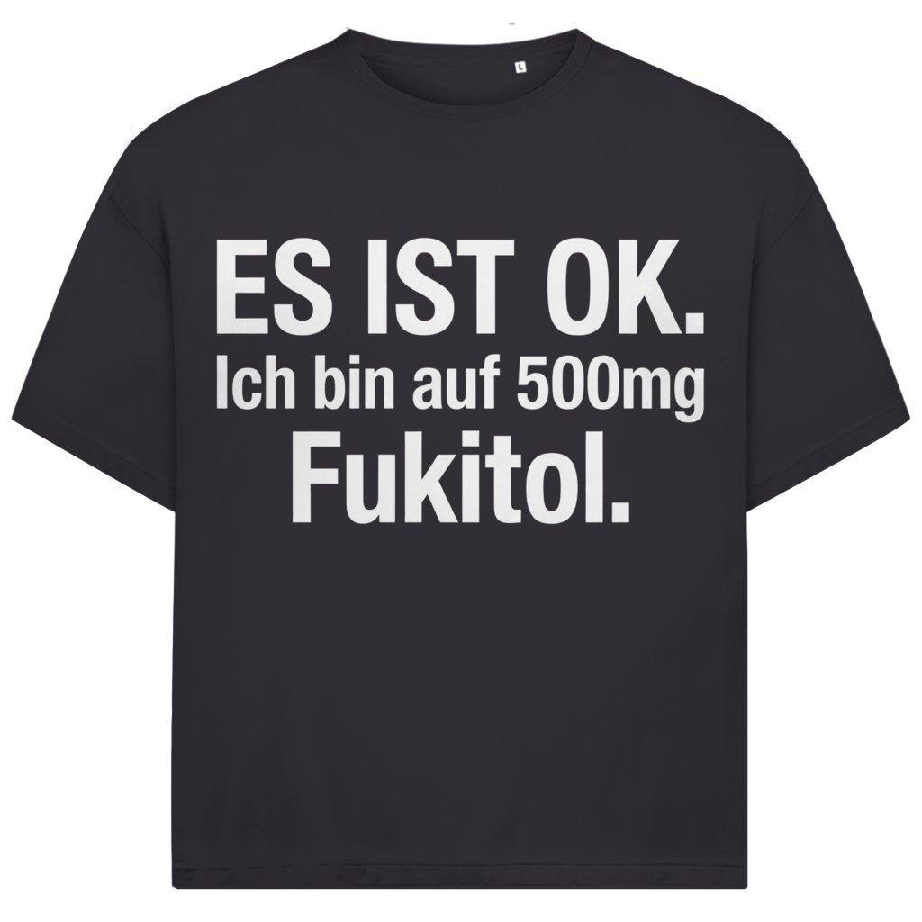 Es ist OK. Ich bin auf 500mg Fukitol - Jack and Jones Oversize T-Shirt Asphalt