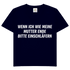 Wenn ich wie meine Mutter ende bitte einschläfern - Damen V-Neck T-Shirt Deep Navy