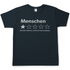 Menschen absoluter Albtraum würde ich nicht empfehlen - Herren T-Shirt Dark Grey Solid