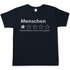 Menschen absoluter Albtraum würde ich nicht empfehlen - Herren T-Shirt Navy
