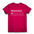Menschen absoluter Albtraum würde ich nicht empfehlen - Damen Premium Bio T-Shirt Fuchsia