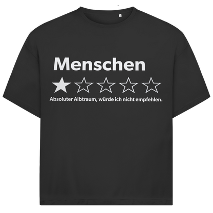 Menschen absoluter Albtraum würde ich nicht empfehlen - Jack and Jones Oversize T-Shirt Black