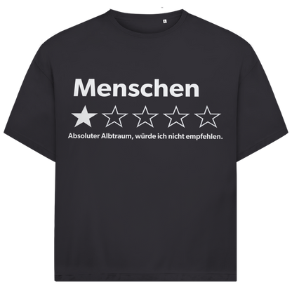 Menschen absoluter Albtraum würde ich nicht empfehlen - Jack and Jones Oversize T-Shirt Asphalt