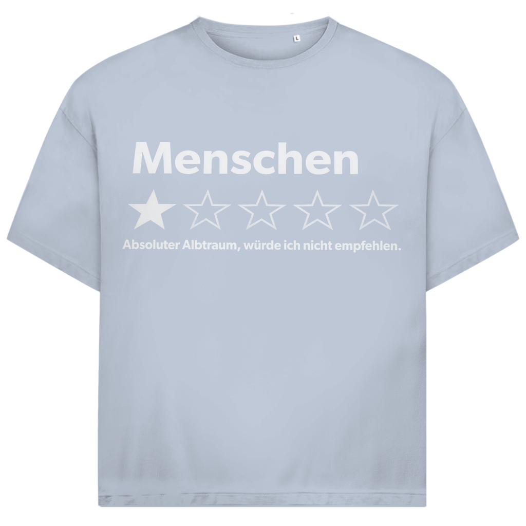 Menschen absoluter Albtraum würde ich nicht empfehlen - Jack and Jones Oversize T-Shirt