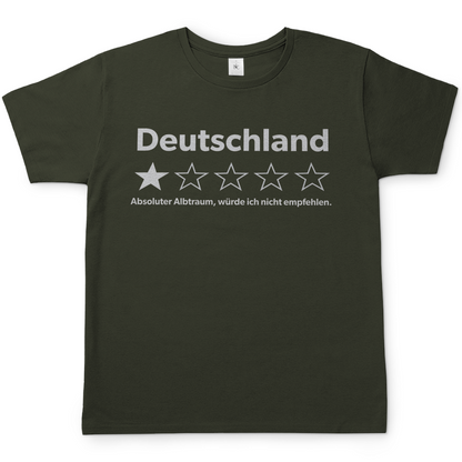Deutschland 1 Stern absoluter Albtraum - Herren T-Shirt Urban Khaki