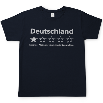 Deutschland 1 Stern absoluter Albtraum - Herren T-Shirt Navy