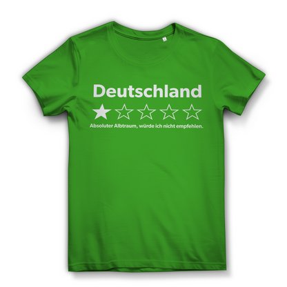 Deutschland 1 Stern absoluter Albtraum - Damen Premium Bio T-Shirt Real Green