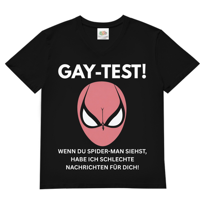 Gay Test wenn du Spider-Man siehst schlechte Nachrichten - Herren V-Neck T-Shirt Black