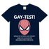 Gay Test wenn du Spider-Man siehst schlechte Nachrichten - Herren V-Neck T-Shirt Navy