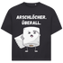 ARSCHLÖCHER. ÜBERALL. - Jack and Jones Oversize T-Shirt Asphalt