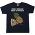 Pizza Hawaii Shhh niemand muss es wissen - Herren T-Shirt Navy