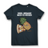 Pizza Hawaii Shhh niemand muss es wissen - Damen Premium Bio T-Shirt Dark Grey