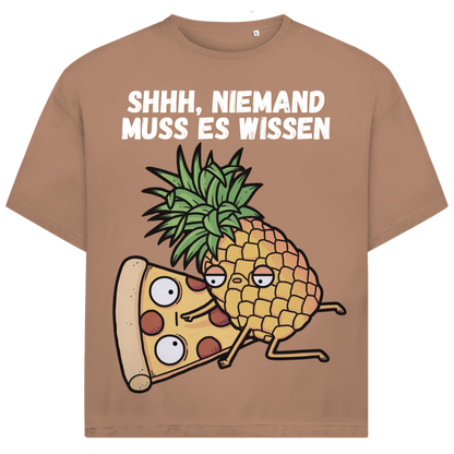 Pizza Hawaii Shhh niemand muss es wissen - Jack and Jones Oversize T-Shirt
