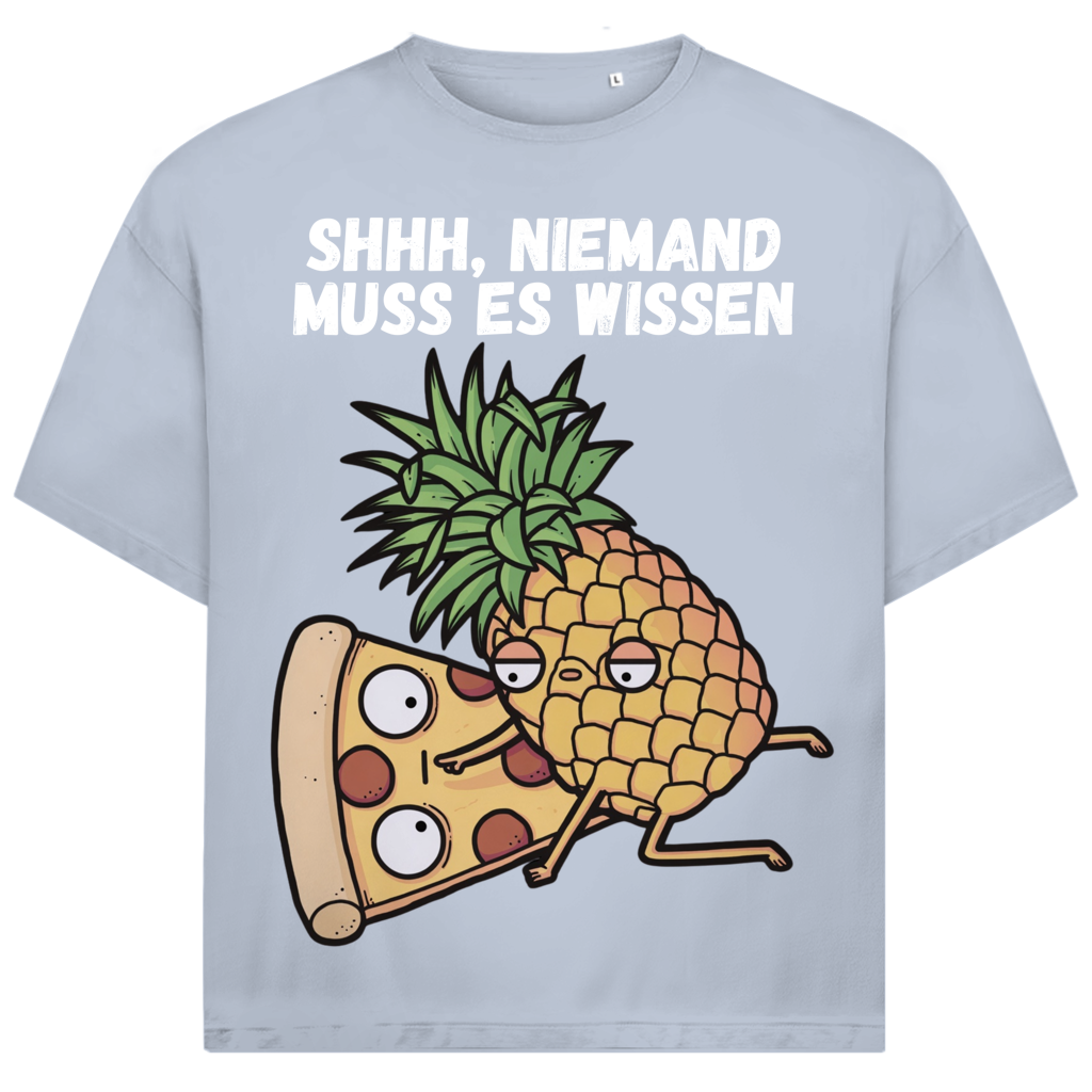 Pizza Hawaii Shhh niemand muss es wissen - Jack and Jones Oversize T-Shirt