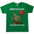 Geburtstag ich habe alter Sack ich jetzt bin Meister Yoda - Herren T-Shirt Kelly Green