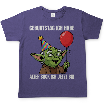 Geburtstag ich habe alter Sack ich jetzt bin Meister Yoda - Herren T-Shirt Millennial Lilac