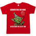 Geburtstag ich habe alter Sack ich jetzt bin Meister Yoda - Herren T-Shirt Red