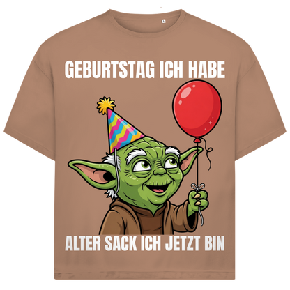 Geburtstag ich habe alter Sack ich jetzt bin Meister Yoda - Jack and Jones Oversize T-Shirt