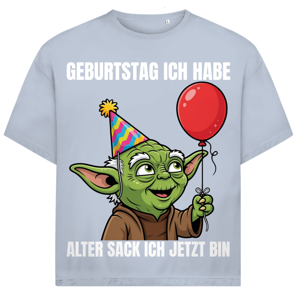Geburtstag ich habe alter Sack ich jetzt bin Meister Yoda - Jack and Jones Oversize T-Shirt