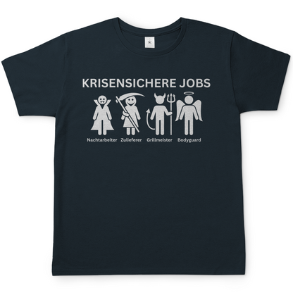 Krisensichere Jobs - Herren T-Shirt Dark Grey Solid