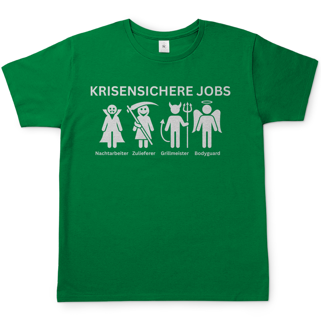 Krisensichere Jobs - Herren T-Shirt Kelly Green