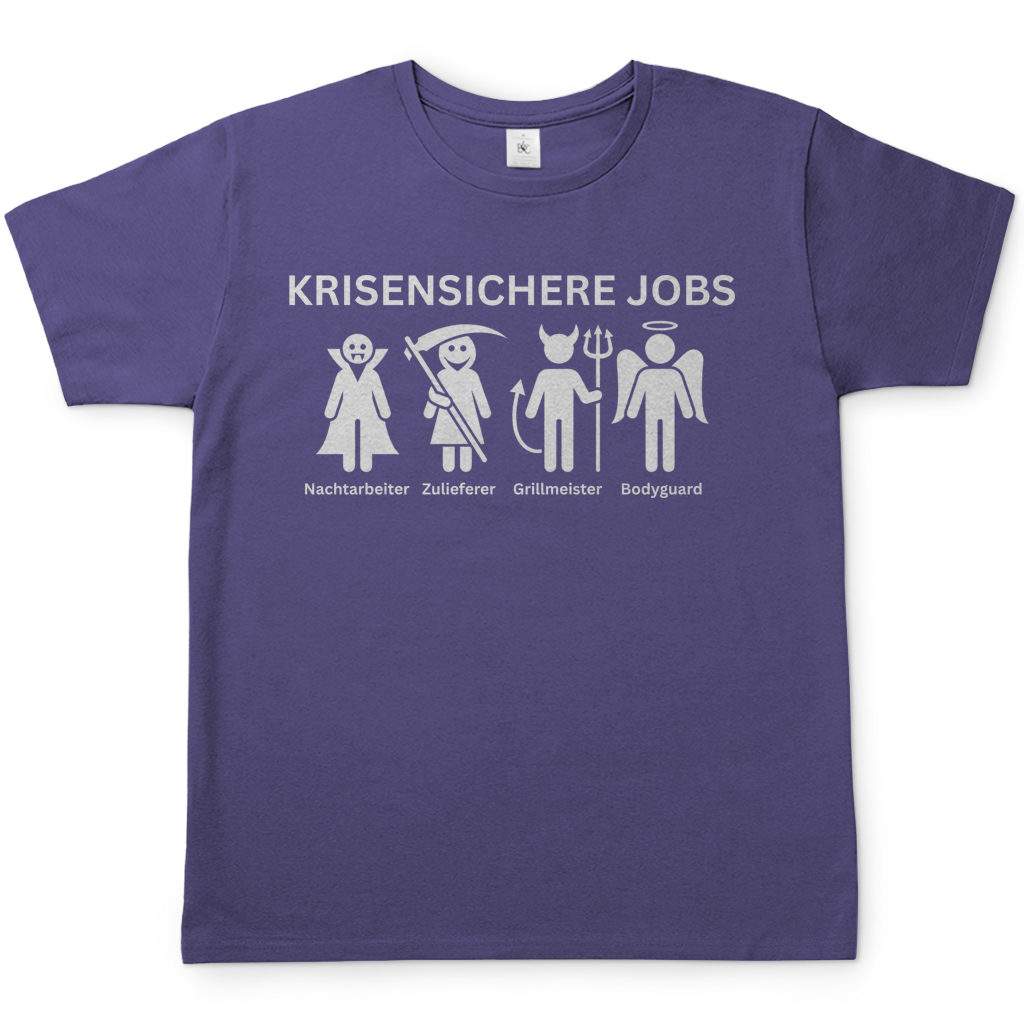 Krisensichere Jobs - Herren T-Shirt Millennial Lilac
