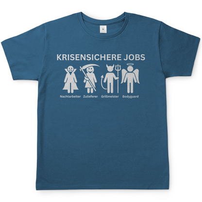 Krisensichere Jobs - Herren T-Shirt Stone Blue