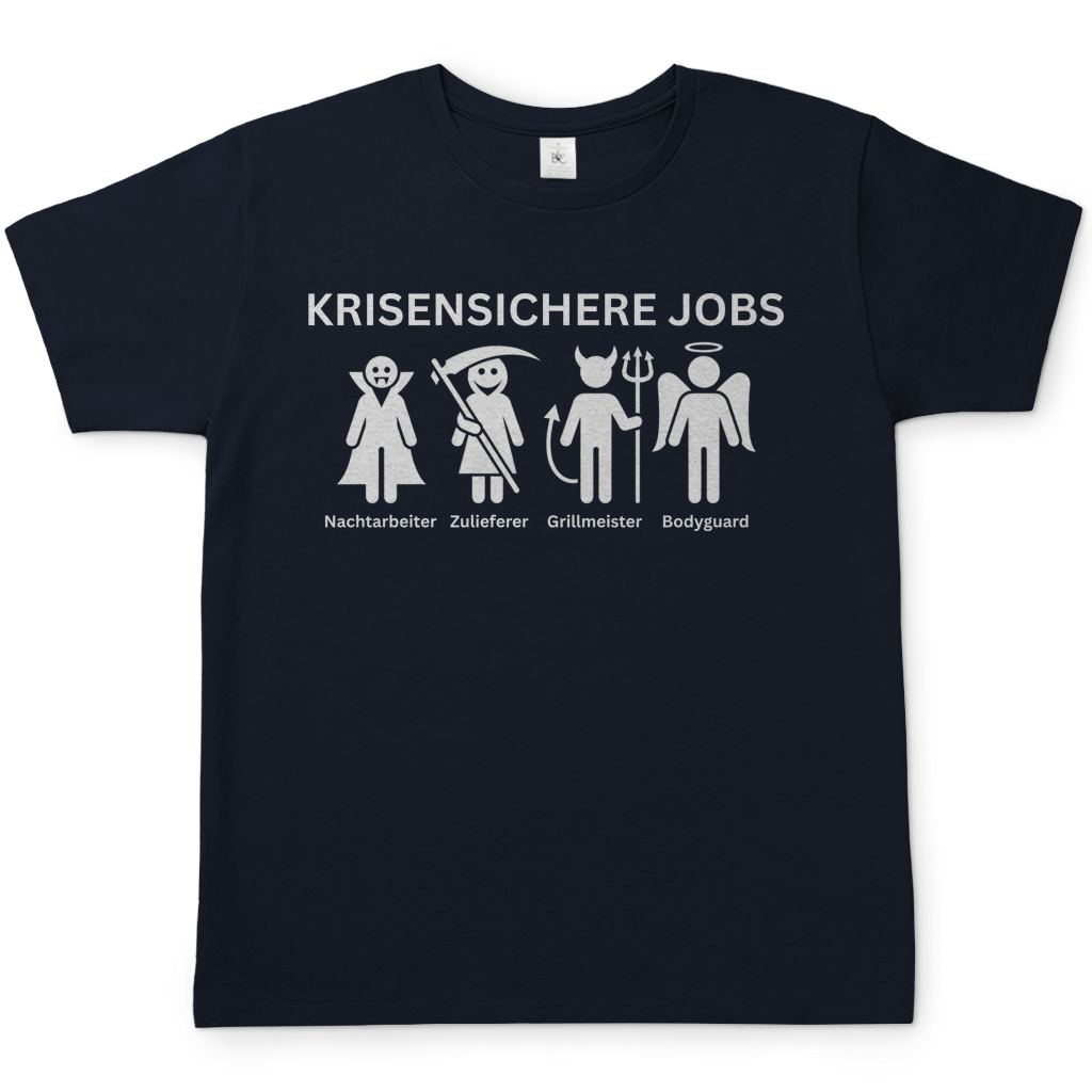 Krisensichere Jobs - Herren T-Shirt Navy