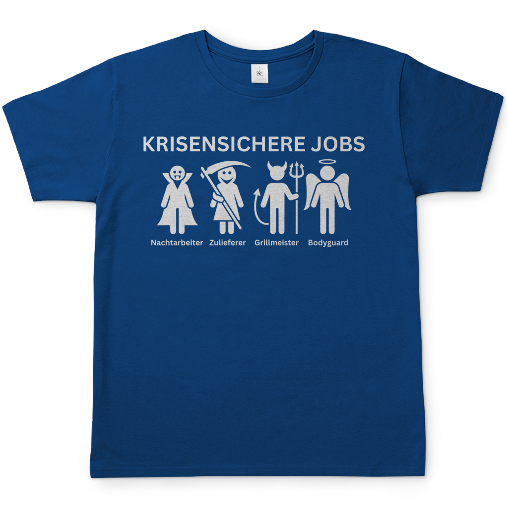 Krisensichere Jobs - Herren T-Shirt Royal Blue