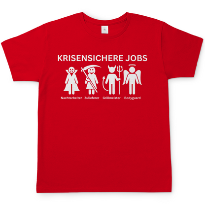 Krisensichere Jobs - Herren T-Shirt Red