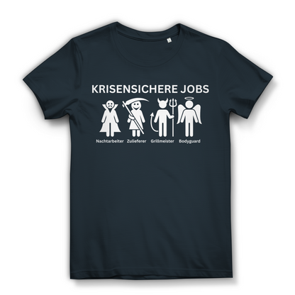 Krisensichere Jobs - Damen Premium Bio T-Shirt Dark Grey