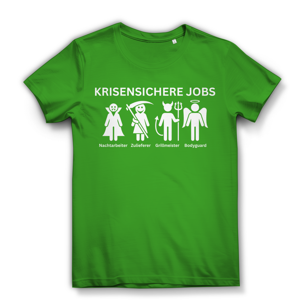 Krisensichere Jobs - Damen Premium Bio T-Shirt Real Green