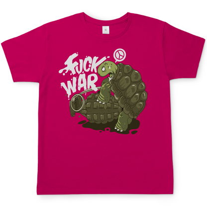 Fuck War Schildkröte Turtle - Herren T-Shirt Sorbet
