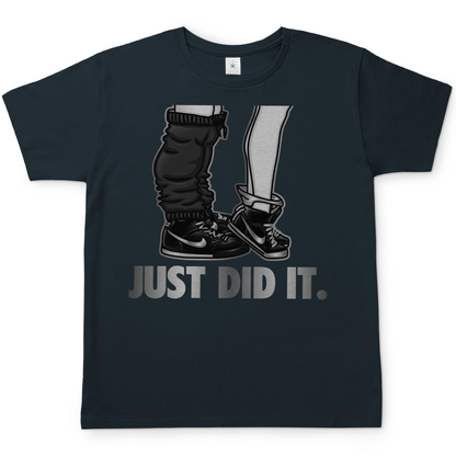JUST DID IT - Herren T-Shirt Dark Grey Solid