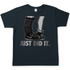 JUST DID IT - Herren T-Shirt Dark Grey Solid
