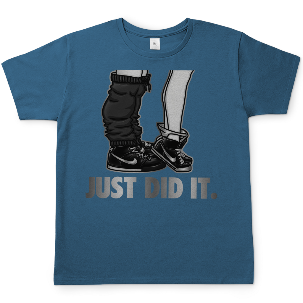 JUST DID IT - Herren T-Shirt Stone Blue