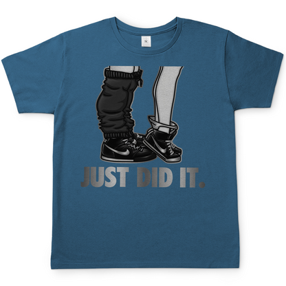 JUST DID IT - Herren T-Shirt Stone Blue