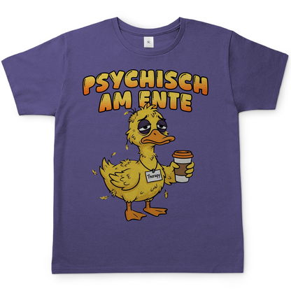 Psychisch am Ente - Herren T-Shirt Millennial Lilac