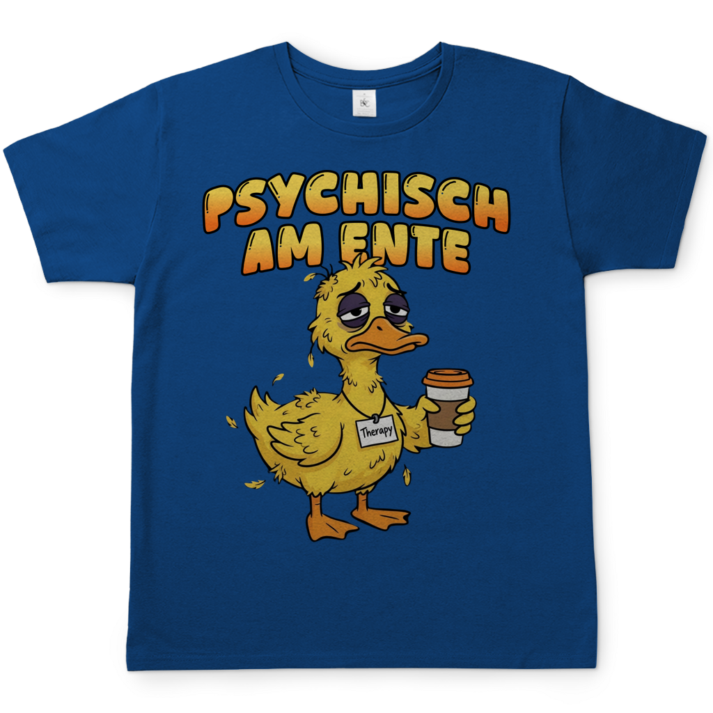 Psychisch am Ente - Herren T-Shirt Royal Blue
