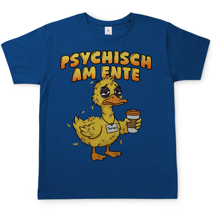 Psychisch am Ente - Herren T-Shirt Royal Blue