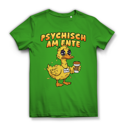 Psychisch am Ente - Damen Premium Bio T-Shirt Real Green
