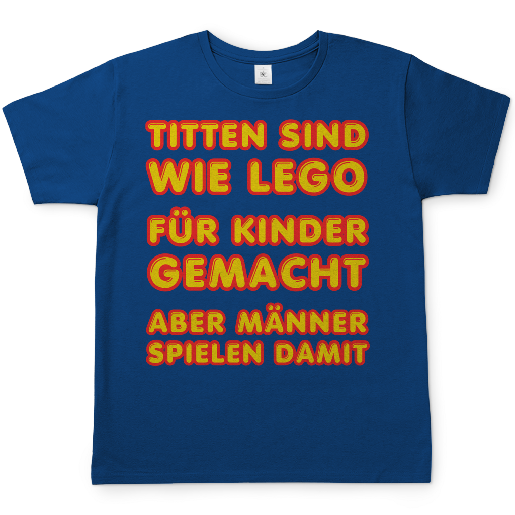 Titten sind wie Lego - Herren T-Shirt Royal Blue
