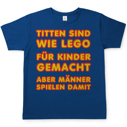 Titten sind wie Lego - Herren T-Shirt Royal Blue