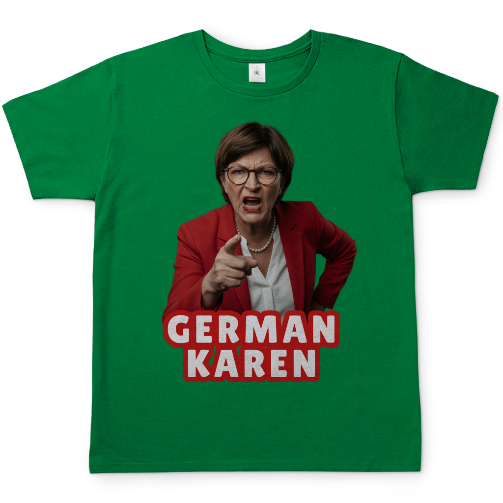 German Karen Esken - Herren T-Shirt Kelly Green