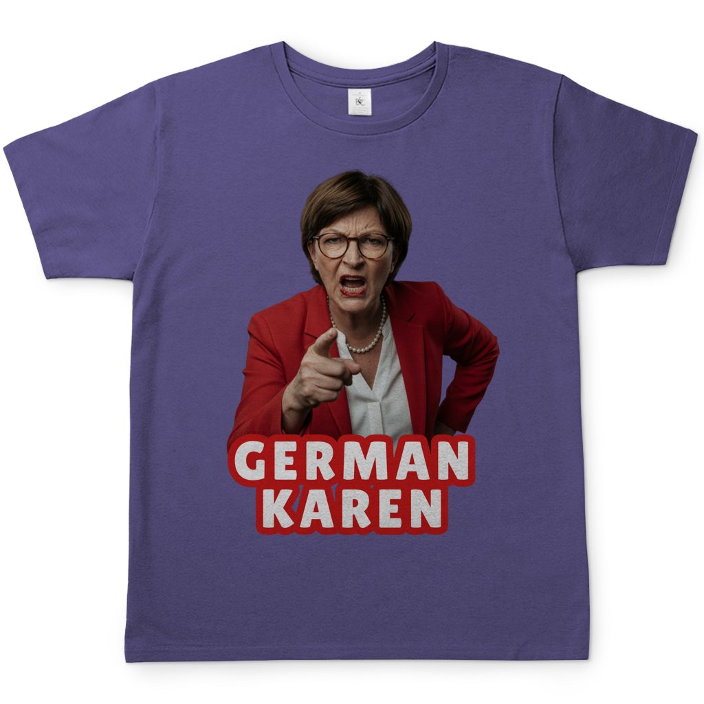 German Karen Esken - Herren T-Shirt Millennial Lilac