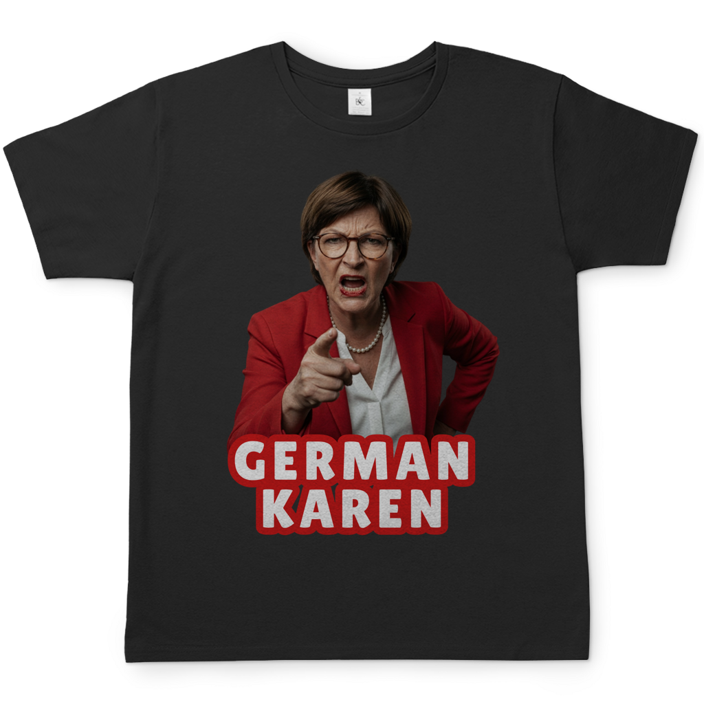 German Karen Esken - Herren T-Shirt Black