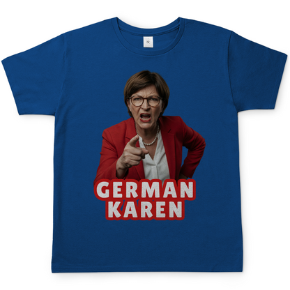 German Karen Esken - Herren T-Shirt Royal Blue