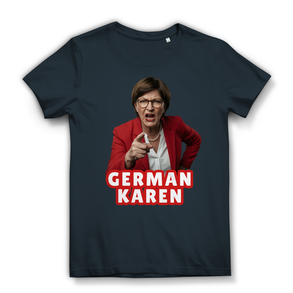 German Karen Esken - Damen Premium Bio T-Shirt Dark Grey