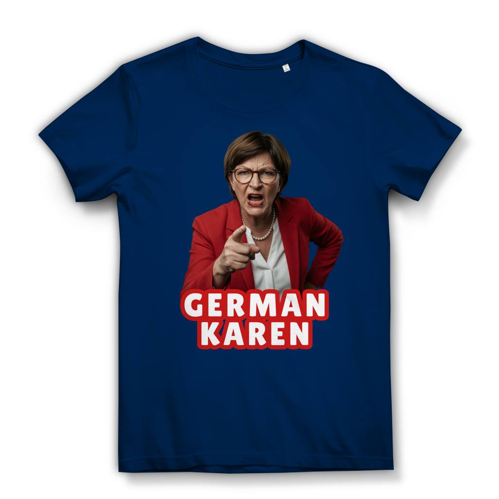 German Karen Esken - Damen Premium Bio T-Shirt Navy